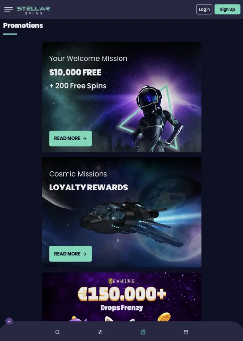 Free Spins Stellar Spins Casino